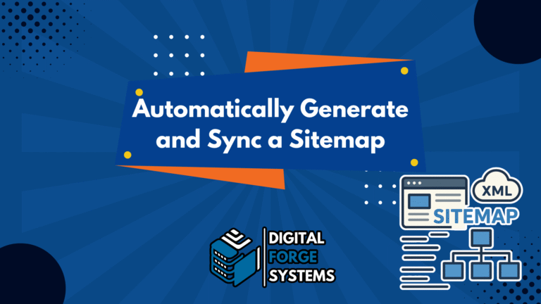 How to Automatically Generate and Sync a Sitemap