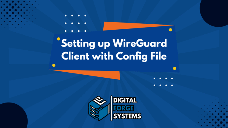 Setting up WireGuard Client with Config File